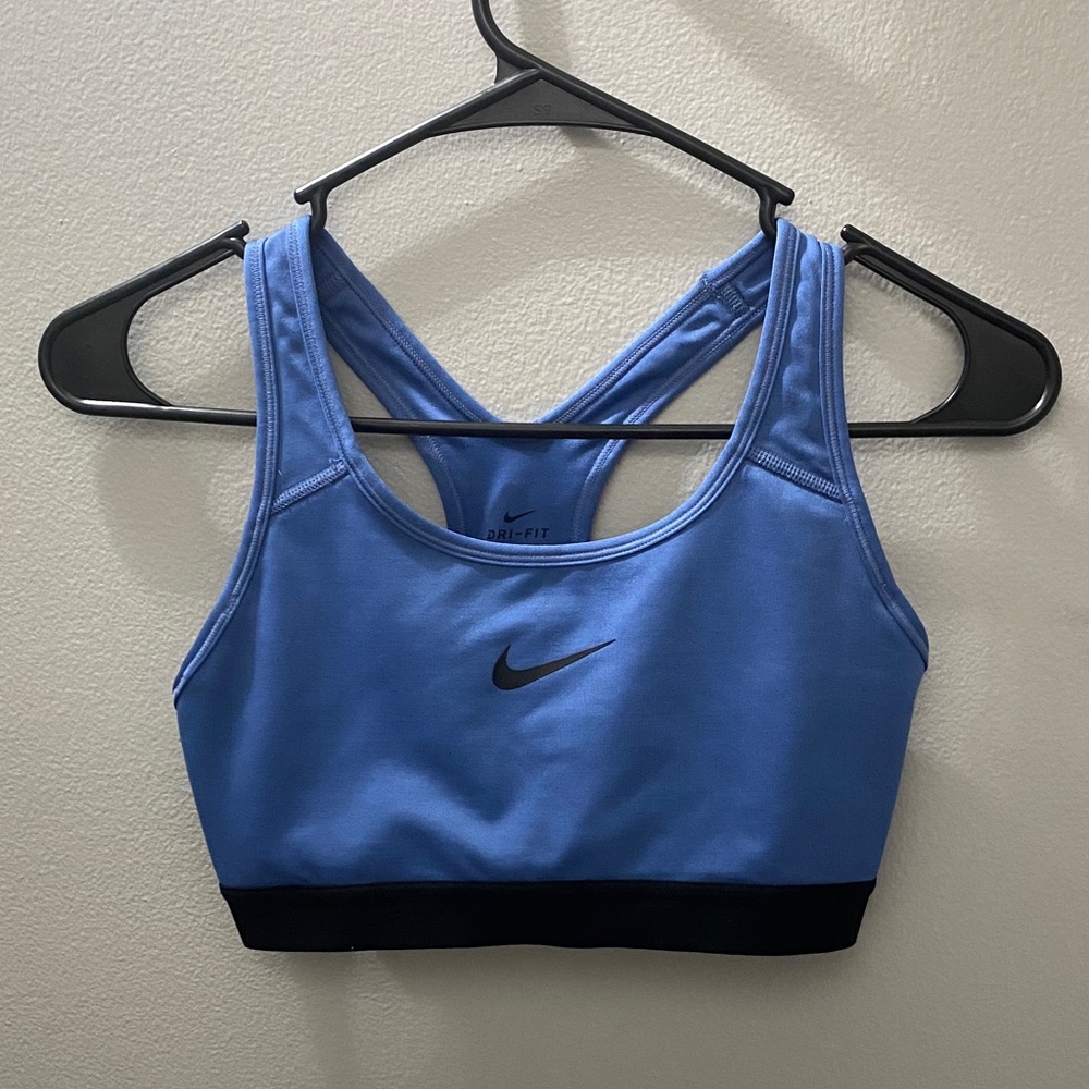 Nike Women's Light Blue Sports Bra